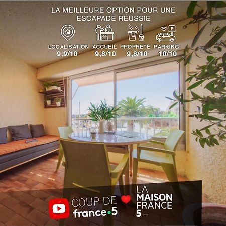 Retromirabeau "Cote Mer" - 29M2 - Lumineux - Terrasse Loggia - Vue Marina - Parking Securise - 2 A 3 Pers - Emplacement Top - Cheques Vacances Connect Gruissan Kültér fotó