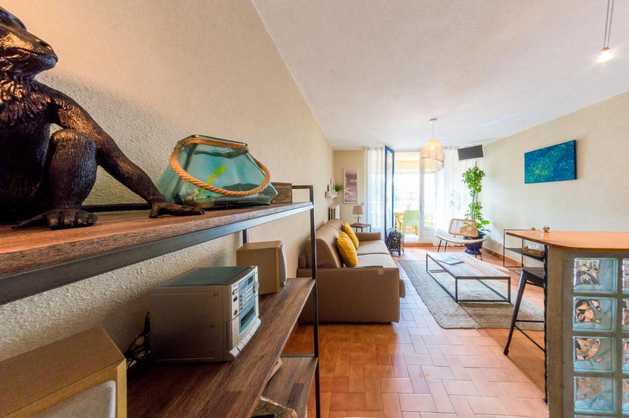 Retromirabeau "Cote Mer" - 29M2 - Lumineux - Terrasse Loggia - Vue Marina - Parking Securise - 2 A 3 Pers - Emplacement Top - Cheques Vacances Connect Gruissan Kültér fotó