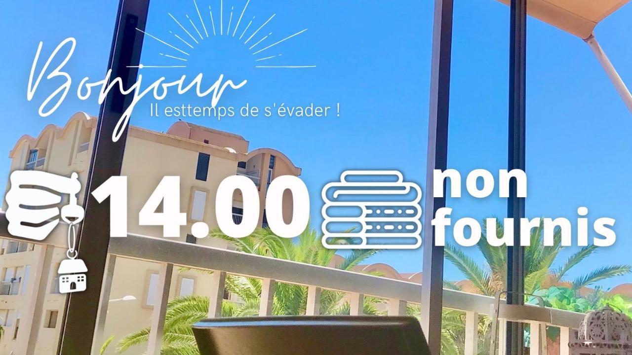 Retromirabeau "Cote Mer" - 29M2 - Lumineux - Terrasse Loggia - Vue Marina - Parking Securise - 2 A 3 Pers - Emplacement Top - Cheques Vacances Connect Gruissan Kültér fotó